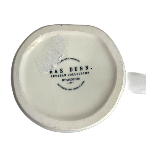 Rae Dunn Artisan Collection By Magenta NWOT White BE WELL Ceramic Mug - Picture 4 of 6